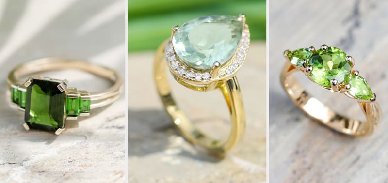 Gorgeous Green Gemstone Jewelry