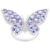 Tanzanite butterfly ring 
