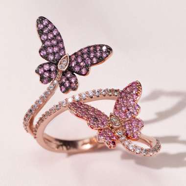 Megan W Design butterfly ring 