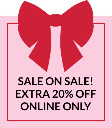 Sale on Sale! Extra 20% Off Online Only