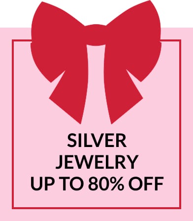 Silver Jewelry up to 80% Off