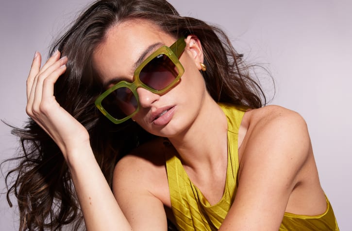 woman wearing sunglasses