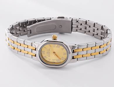 Two tone watch
