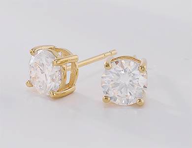 Moissanite Studs