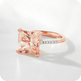 Morganite Rings