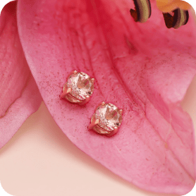 Morganite Earrings