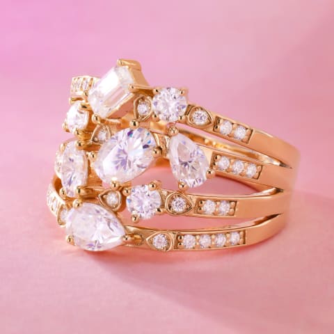 Moissanite Rings 