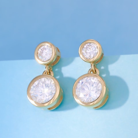 Moissanite Earrings 