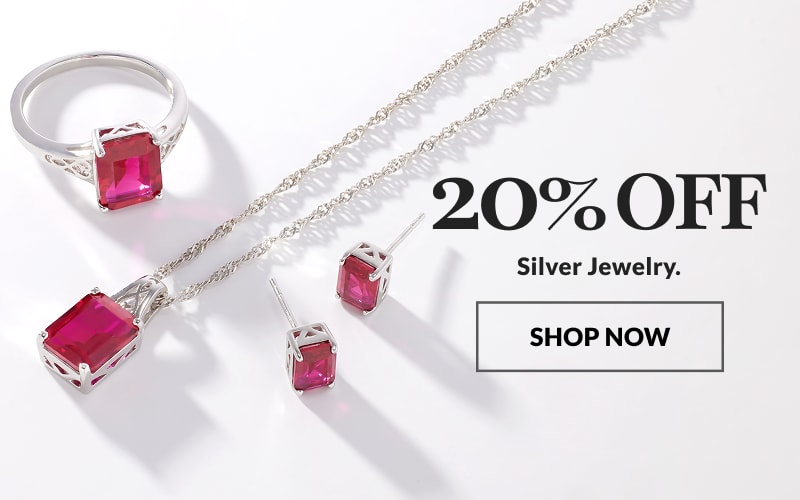 20% off silver jewelry 
