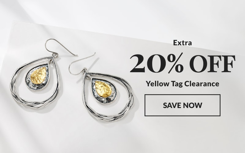Extra 20% off Yellow Tag Clearance. Price as marked 