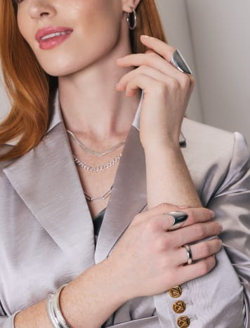 Solid silver jewelry