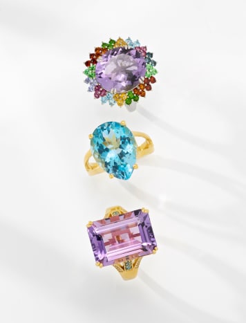 Color gemstone jewelry