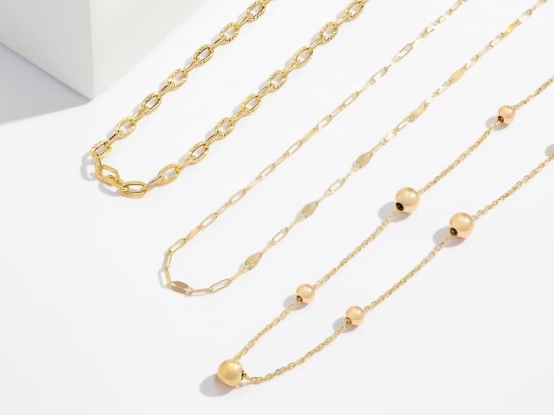Gold jewelry 
