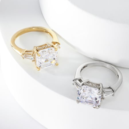 Cubic Zirconia Bridal Rings 