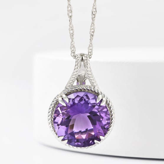 Purple pendant 