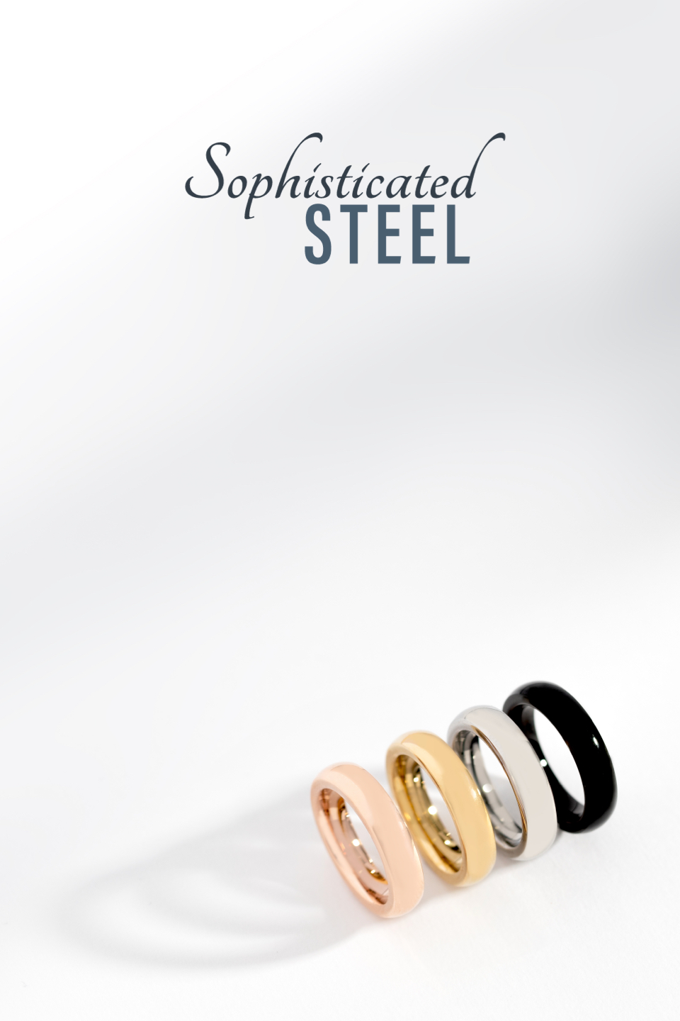Series Banner for Sophisticated Steel Jewelry